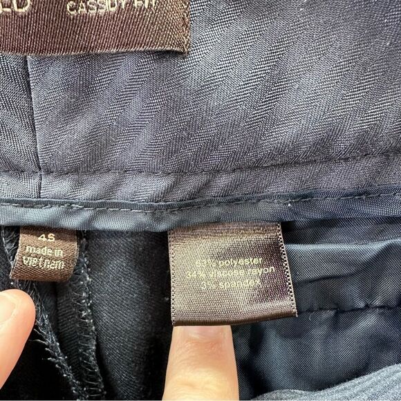 The Limited Cassidy Fit navy wide leg dress pants women's 4s 4 short - Picture 6 of 6